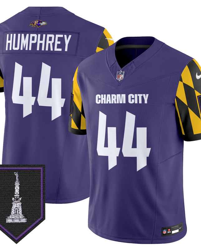 Men's Ravens City Edition Patch Vapor Limited Jersey - All Stitched