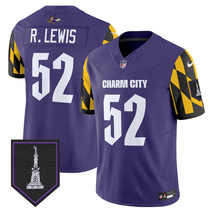 Men's Ravens City Edition Patch Vapor Limited Jersey - All Stitched