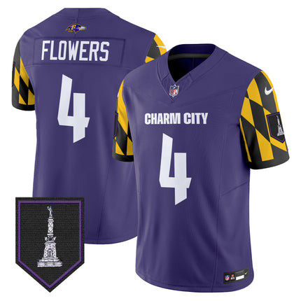 Men's Ravens City Edition Patch Vapor Limited Jersey - All Stitched