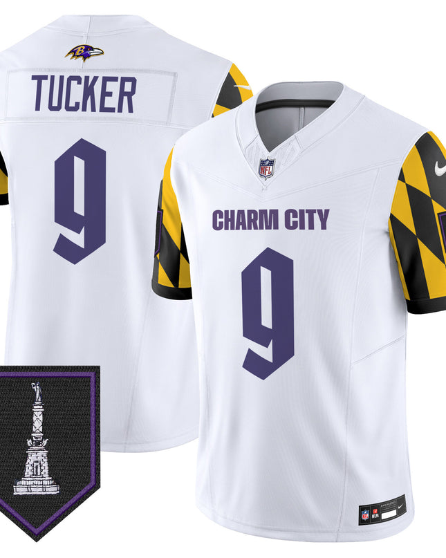 Men's Ravens City Edition Patch Vapor Limited Jersey - All Stitched
