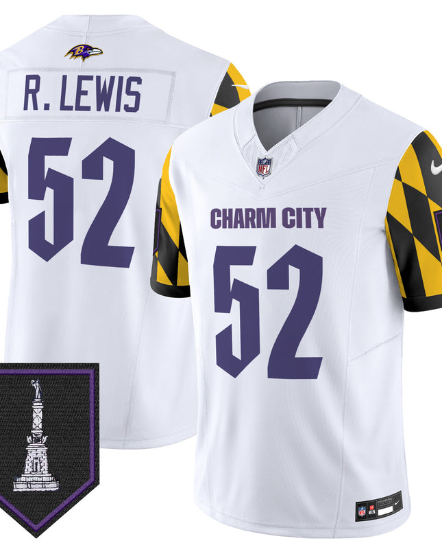 Men's Ravens City Edition Patch Vapor Limited Jersey - All Stitched