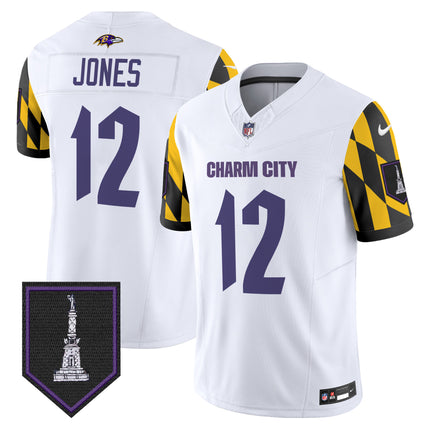 Men's Ravens City Edition Patch Vapor Limited Jersey - All Stitched