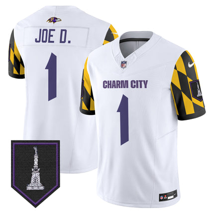 Men's Ravens City Edition Patch Vapor Limited Jersey - All Stitched
