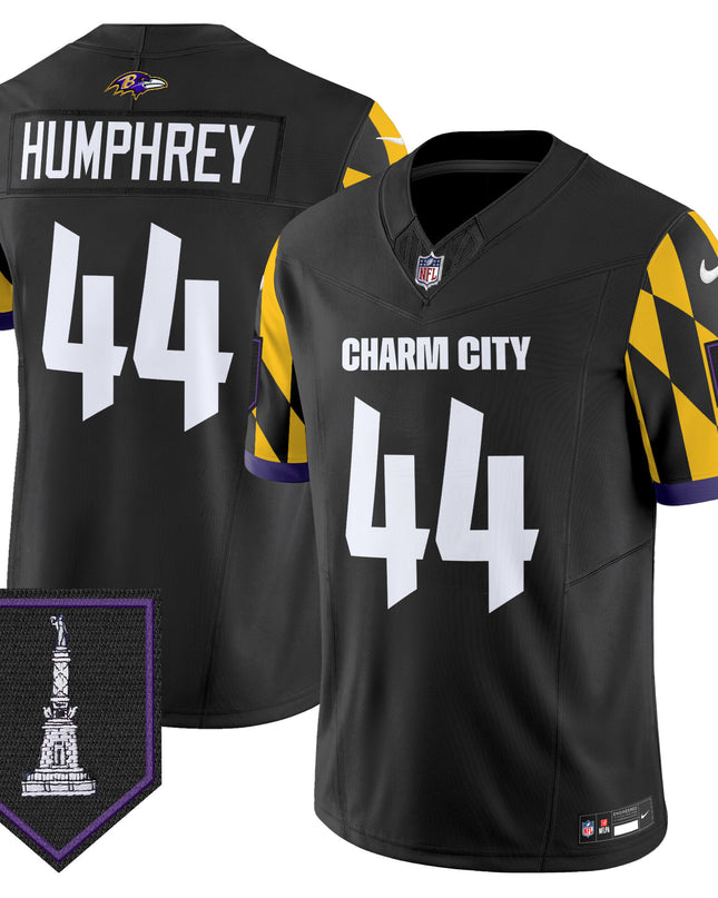 Men's Ravens City Edition Patch Vapor Limited Jersey - All Stitched