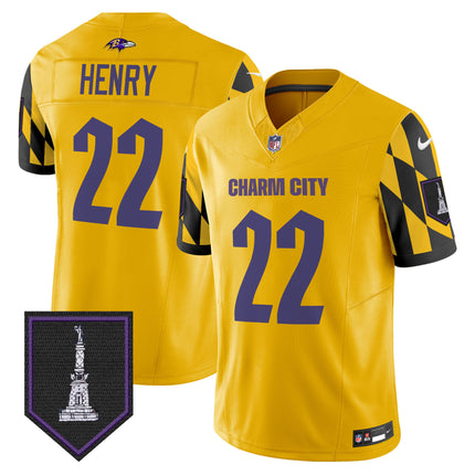 Men's Ravens City Edition Patch Vapor Limited Jersey - All Stitched