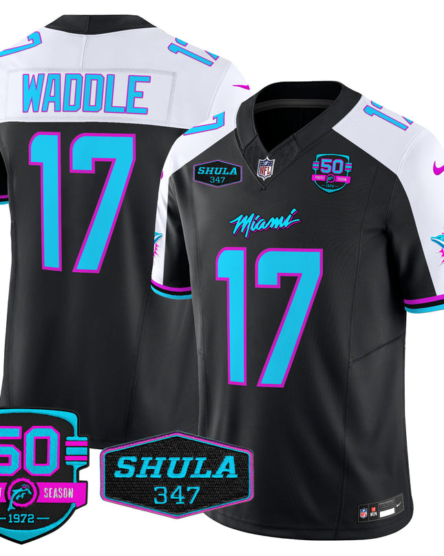 Men's Dolphins Miami Vice Vapor Limited Jersey V4 - All Stitched