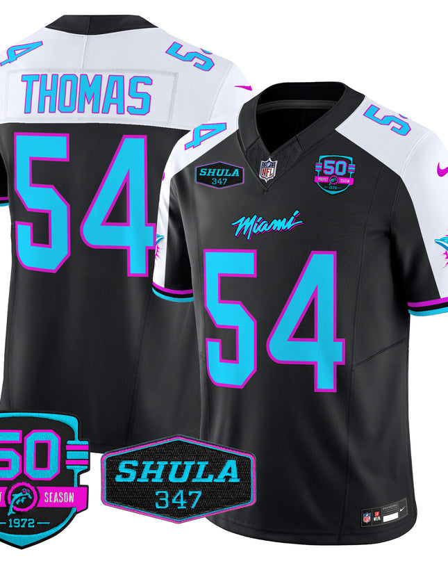 Men's Dolphins Miami Vice Vapor Limited Jersey V4 - All Stitched