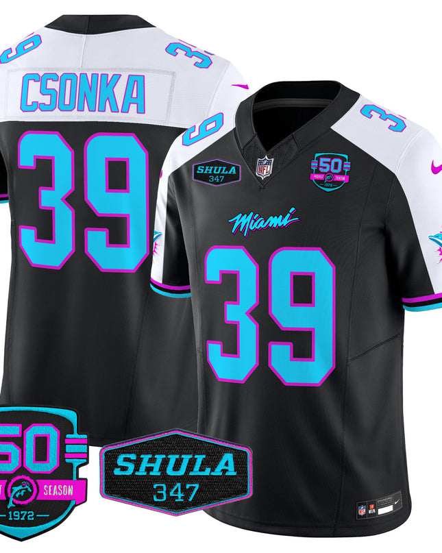Men's Dolphins Miami Vice Vapor Limited Jersey V4 - All Stitched