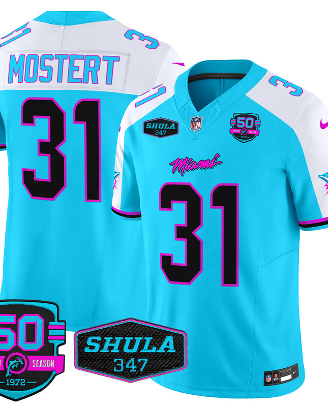 Men's Dolphins Miami Vice Vapor Limited Jersey V4 - All Stitched