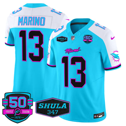 Men's Dolphins Miami Vice Vapor Limited Jersey V4 - All Stitched
