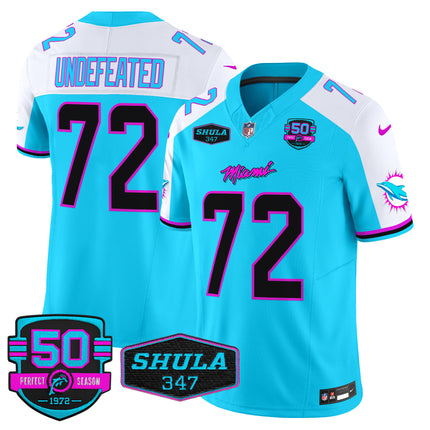 Men's Dolphins Miami Vice Vapor Limited Jersey V4 - All Stitched