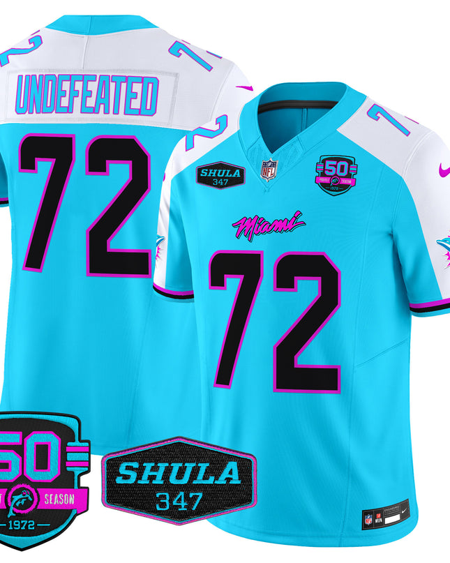 Men's Dolphins Miami Vice Vapor Limited Jersey V4 - All Stitched