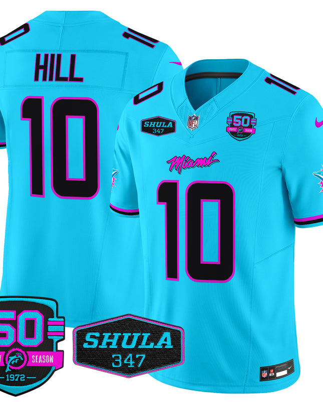Men's Dolphins Miami Vice Vapor Limited Jersey V4 - All Stitched