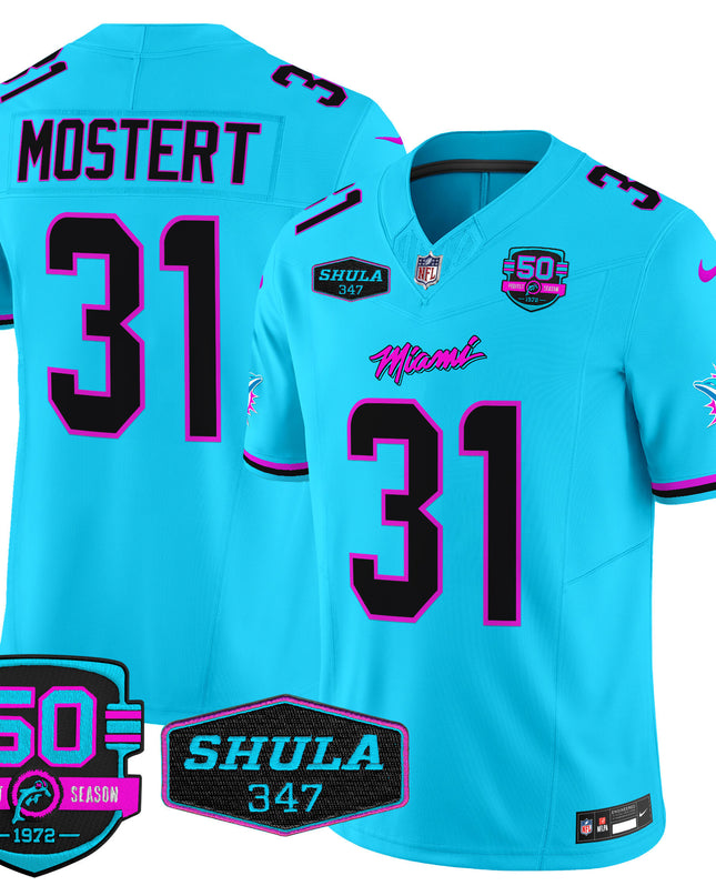 Men's Dolphins Miami Vice Vapor Limited Jersey V4 - All Stitched