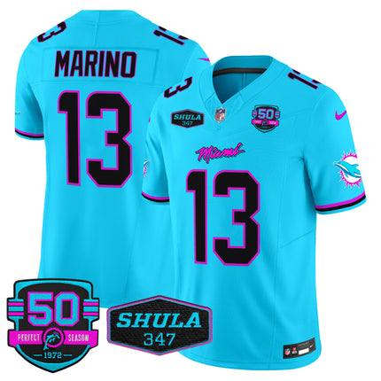 Men's Dolphins Miami Vice Vapor Limited Jersey V4 - All Stitched
