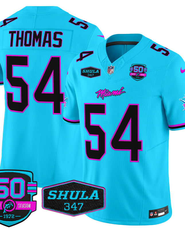 Men's Dolphins Miami Vice Vapor Limited Jersey V4 - All Stitched