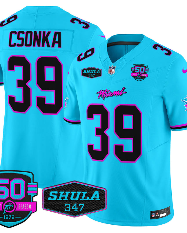 Men's Dolphins Miami Vice Vapor Limited Jersey V4 - All Stitched