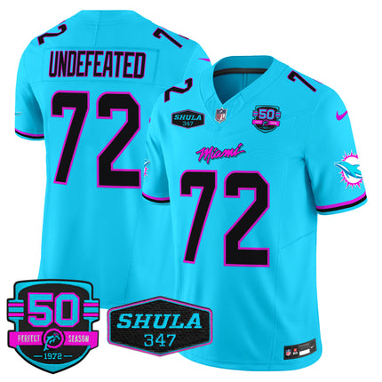 Men's Dolphins Miami Vice Vapor Limited Jersey V4 - All Stitched