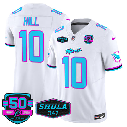 Men's Dolphins Miami Vice Vapor Limited Jersey V4 - All Stitched
