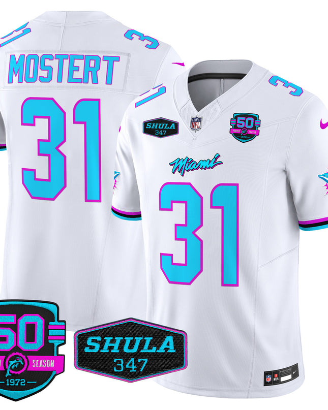 Men's Dolphins Miami Vice Vapor Limited Jersey V4 - All Stitched