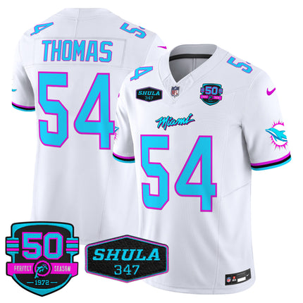 Men's Dolphins Miami Vice Vapor Limited Jersey V4 - All Stitched