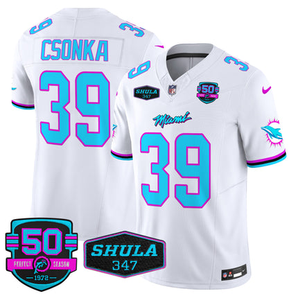 Men's Dolphins Miami Vice Vapor Limited Jersey V4 - All Stitched
