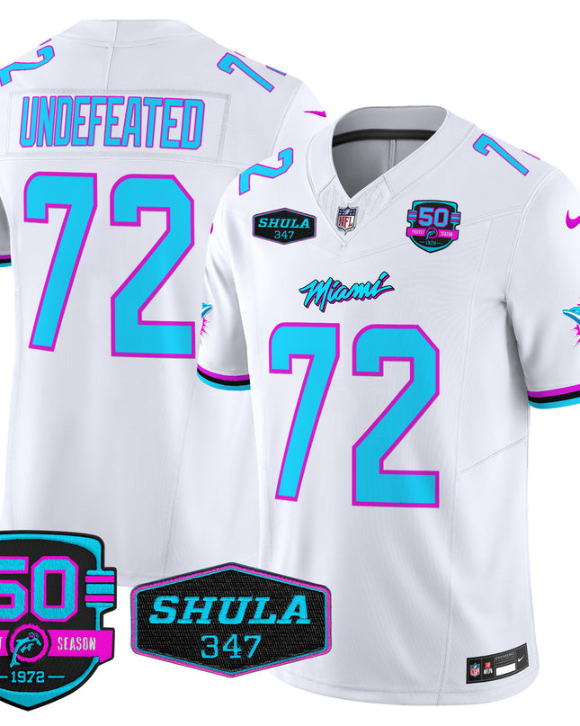 Men's Dolphins Miami Vice Vapor Limited Jersey V4 - All Stitched