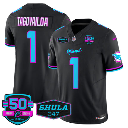 Men's Dolphins Miami Vice Vapor Limited Jersey V4 - All Stitched