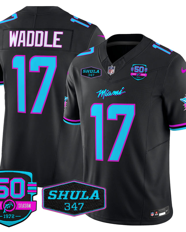 Men's Dolphins Miami Vice Vapor Limited Jersey V4 - All Stitched