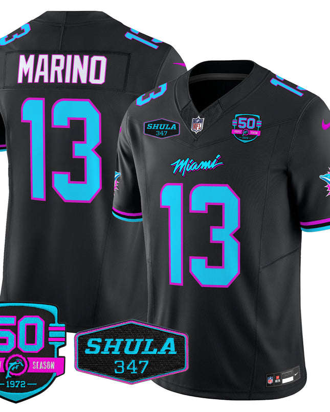 Men's Dolphins Miami Vice Vapor Limited Jersey V4 - All Stitched