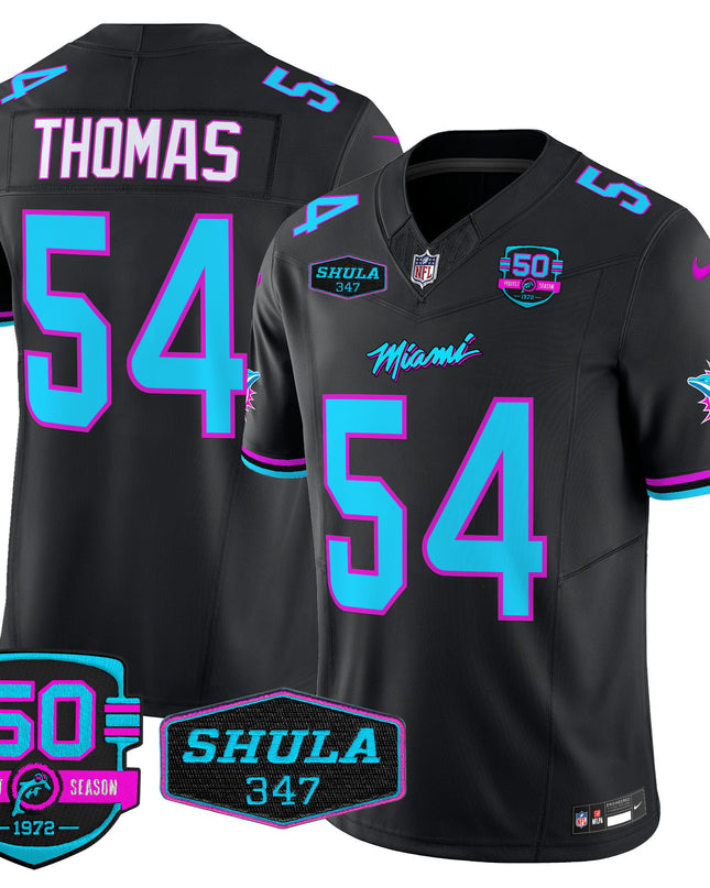 Men's Dolphins Miami Vice Vapor Limited Jersey V4 - All Stitched