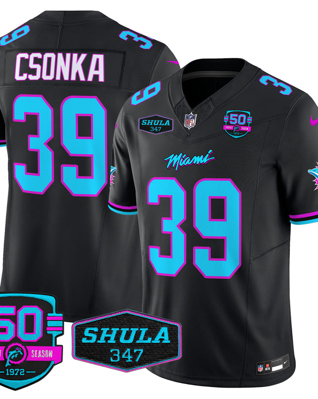 Men's Dolphins Miami Vice Vapor Limited Jersey V4 - All Stitched