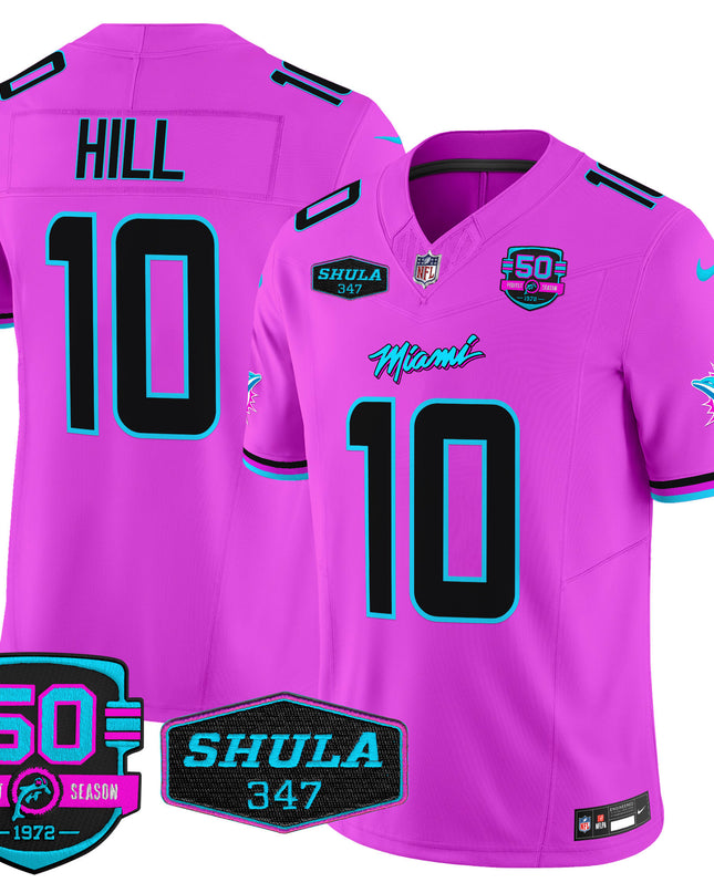 Men's Dolphins Miami Vice Vapor Limited Jersey V4 - All Stitched