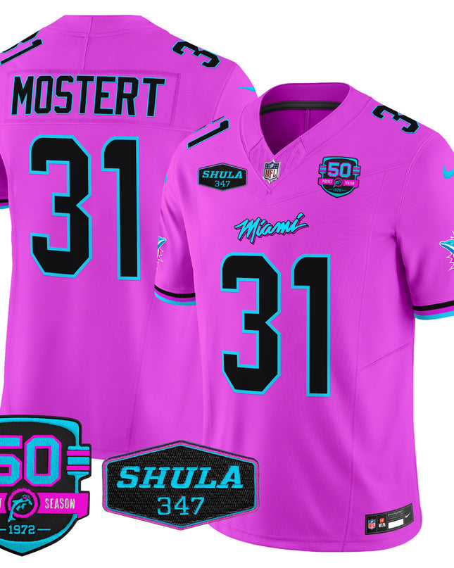 Men's Dolphins Miami Vice Vapor Limited Jersey V4 - All Stitched