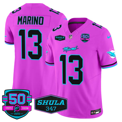 Men's Dolphins Miami Vice Vapor Limited Jersey V4 - All Stitched