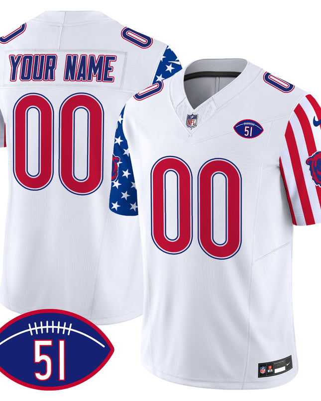 Custom Name/Gender Bears American Style Vapor Limited Jersey - All Stitched