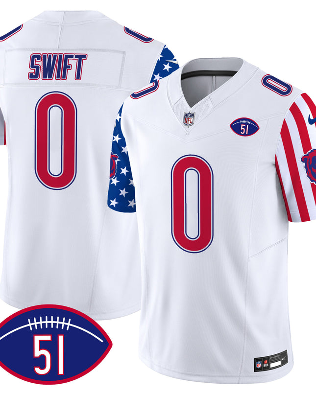 Men's Bears American Style Vapor Limited Jersey - All Stitched