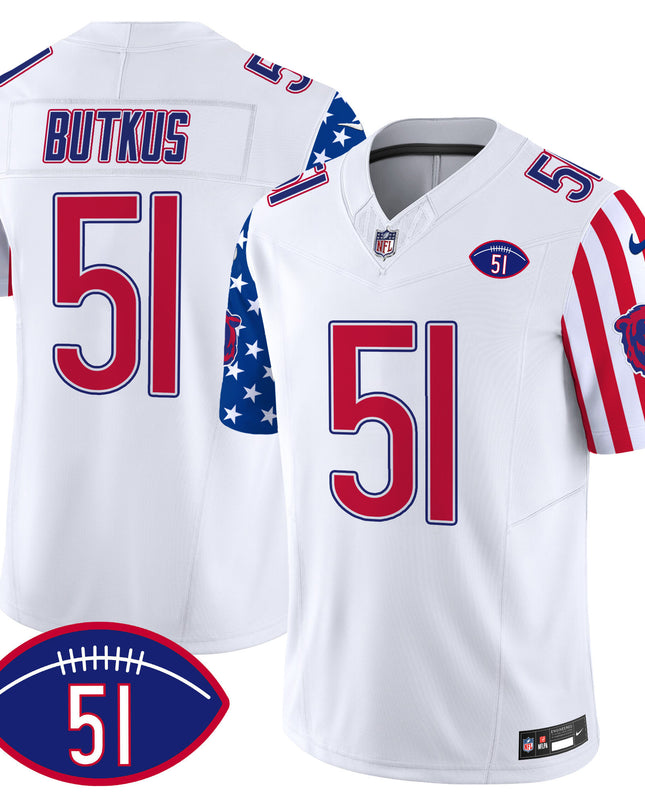Men's Bears American Style Vapor Limited Jersey - All Stitched