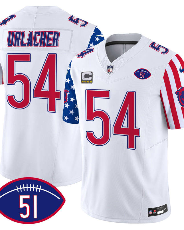 Men's Bears American Style Vapor Limited Jersey - All Stitched