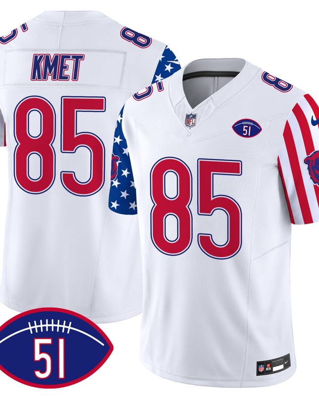 Men's Bears American Style Vapor Limited Jersey - All Stitched