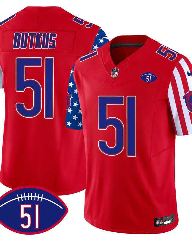 Men's Bears American Style Vapor Limited Jersey - All Stitched