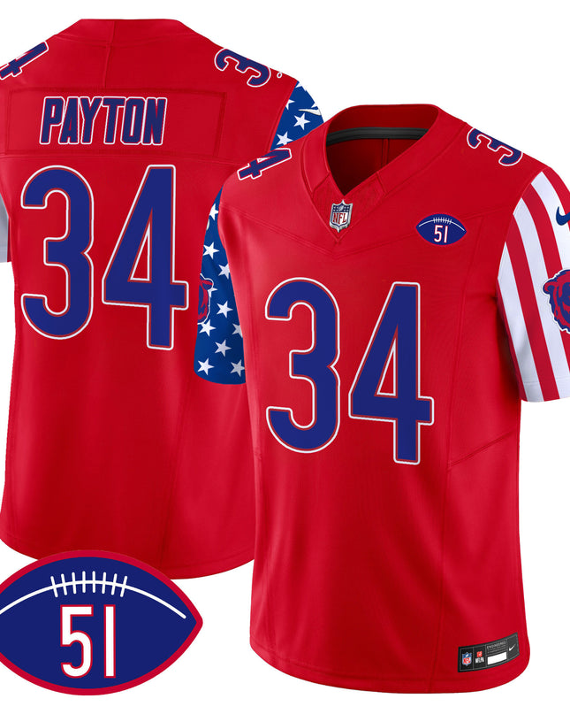 Men's Bears American Style Vapor Limited Jersey - All Stitched