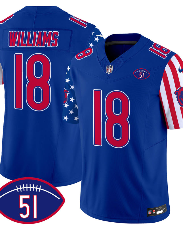 Men's Bears American Style Vapor Limited Jersey - All Stitched