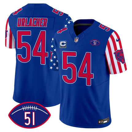 Men's Bears American Style Vapor Limited Jersey - All Stitched