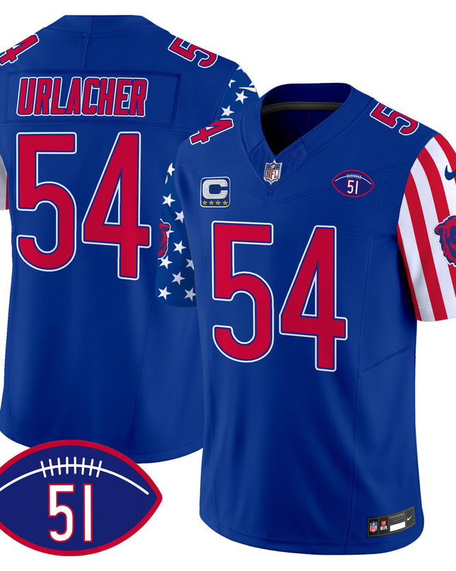 Men's Bears American Style Vapor Limited Jersey - All Stitched