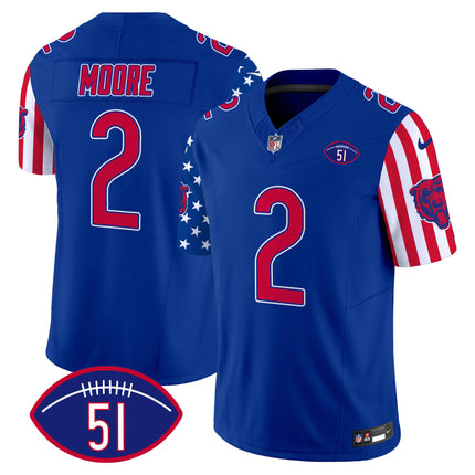 Men's Bears American Style Vapor Limited Jersey - All Stitched