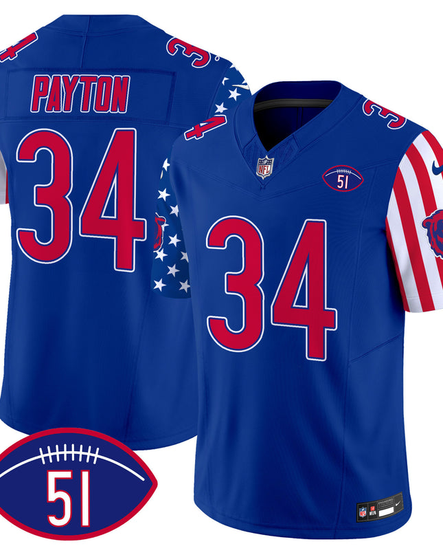 Men's Bears American Style Vapor Limited Jersey - All Stitched