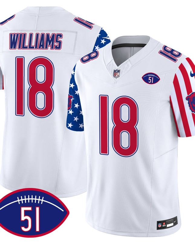 Men's Bears American Style Vapor Limited Jersey - All Stitched
