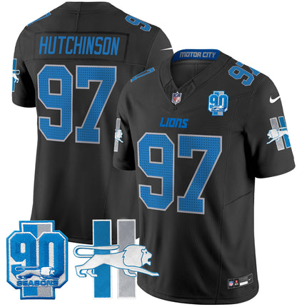 Men's Detroit Lion 1946 Throwback Vapor Limited Jersey - All Stitched