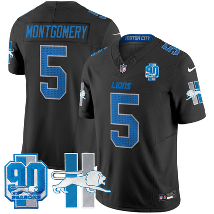 Men's Detroit Lion 1946 Throwback Vapor Limited Jersey - All Stitched